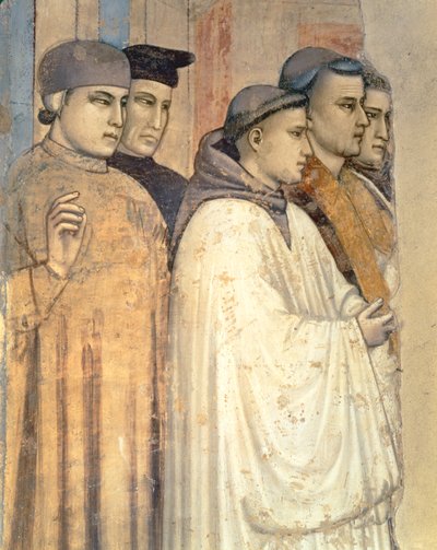 Der Tod des Hl. Franziskus (Detail) von Giotto di Bondone